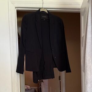 Banana Republic Classic Black Suit Blazer & Pant